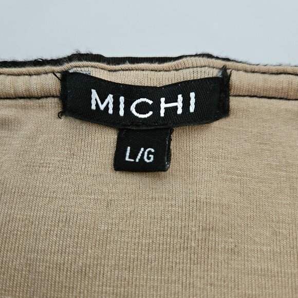 MICHI Charcoal Mesh Leggings with Structured Top🍁 Made in Canada - Picture 4 of 9